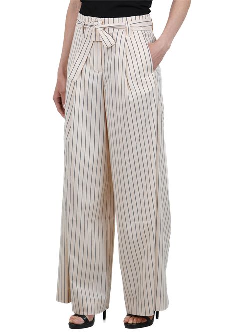 PALAZZO RIGATO ROBERTO COLLINA | Pantaloni | B54061B5403